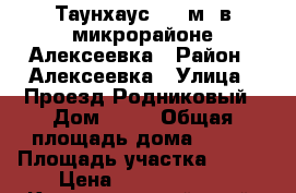 Таунхаус 133 м2 в микрорайоне Алексеевка › Район ­ Алексеевка › Улица ­ Проезд Родниковый › Дом ­ 13 › Общая площадь дома ­ 133 › Площадь участка ­ 200 › Цена ­ 11 000 000 - Краснодарский край, Анапский р-н, Анапа г. Недвижимость » Дома, коттеджи, дачи продажа   